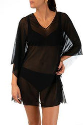 KAFTANO DONNA  NERO CM11LO NERO FISICO